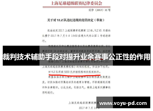 裁判技术辅助手段对提升业余赛事公正性的作用